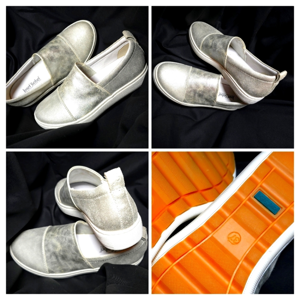 Slip-On Shoes in Silver